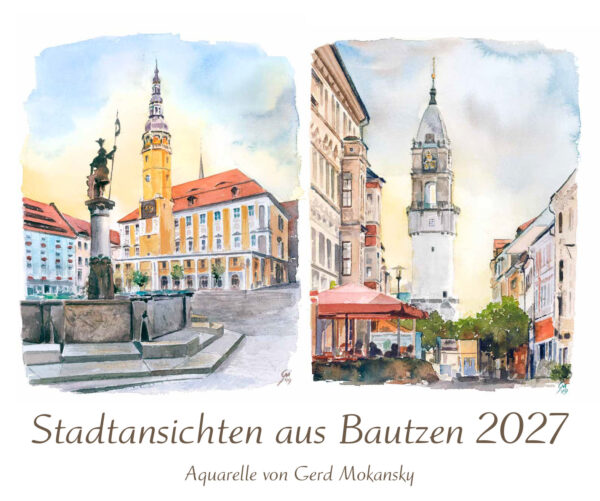 Bautzen Aquarelle Kalender 2027