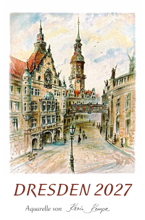 Dresden Aquarelle Kalender 2027