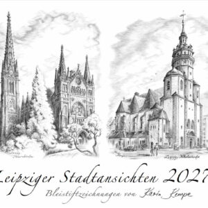 Leipzig Bleistiftzeichnungen Kalender 2027