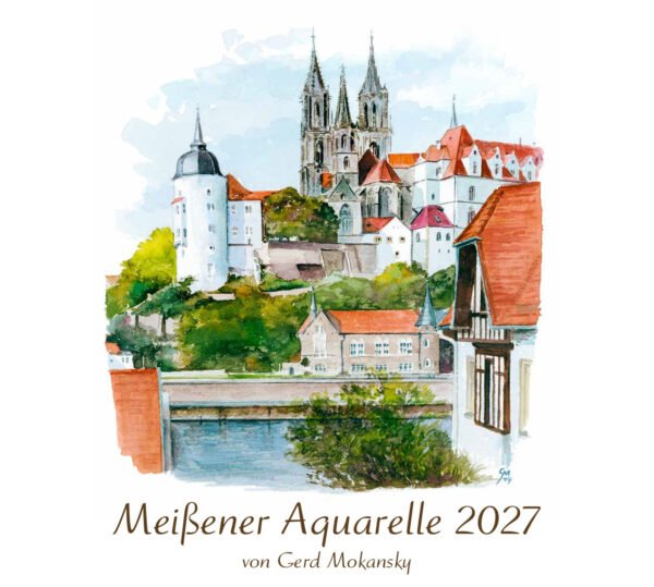 Meißener Aquarellkalender Mokansky 2027
