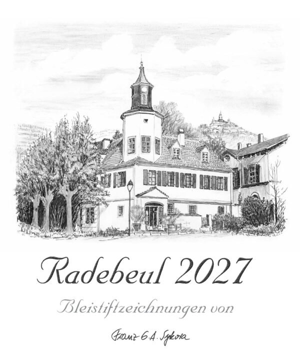 Radebeuler Bleistiftkalender Sykora 2027