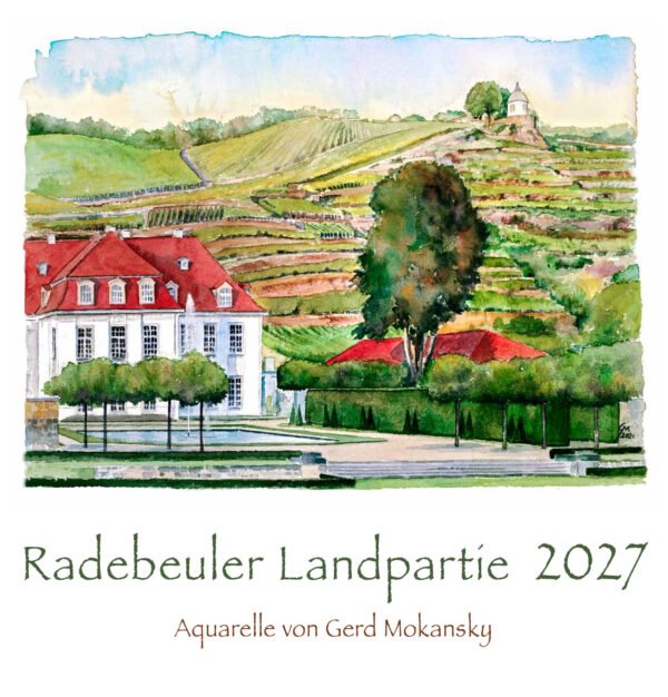 Radebeuler Landpartie Aquarellkalender 2027